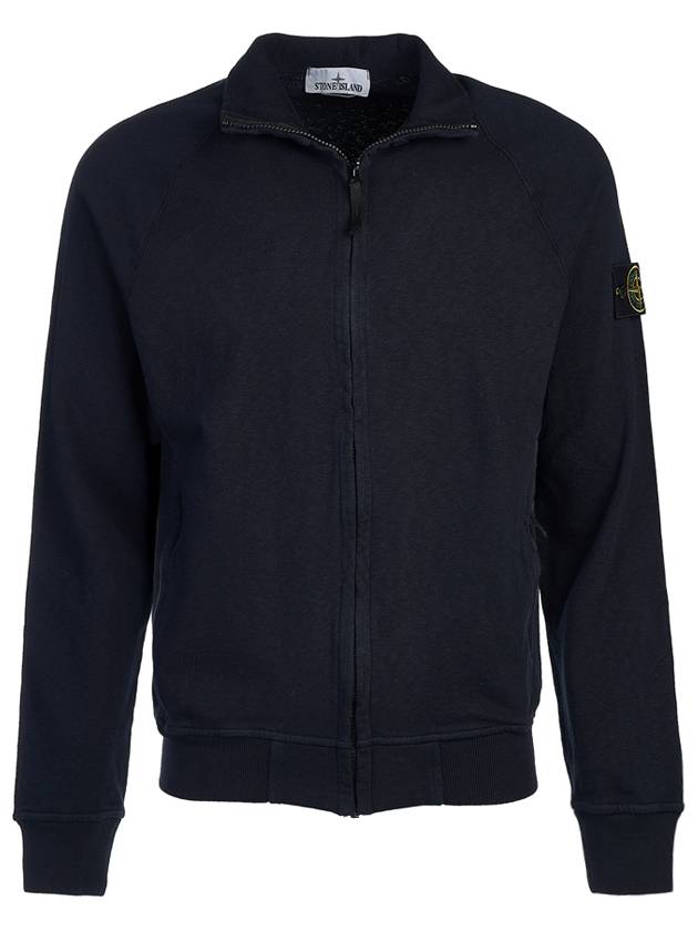 Compass Patch Zip-Up Jacket Navy - STONE ISLAND - BALAAN 2