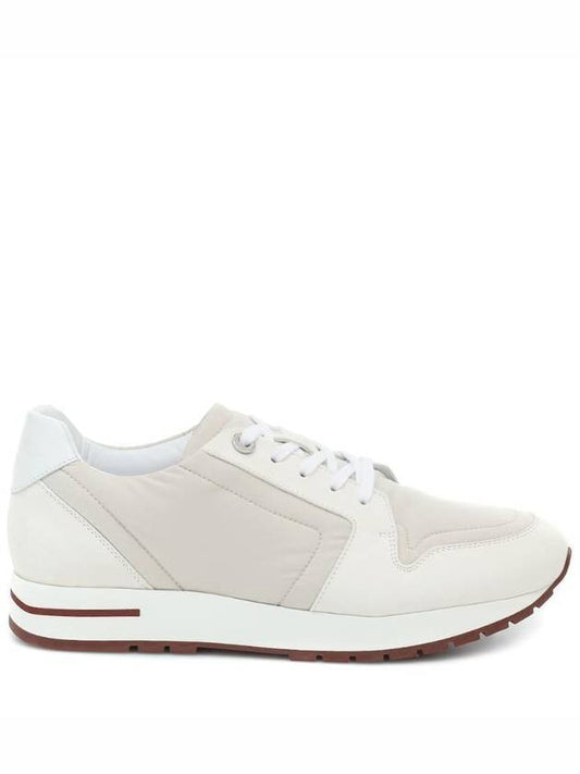 My Wind Low Top Sneakers Beige Gray - LORO PIANA - BALAAN 1