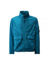 Men's Chrome-R Zip-Up Jacket Blue - CP COMPANY - BALAAN 2