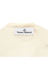 Logo Patch Cardigan Off White - VIVIENNE WESTWOOD - BALAAN 10