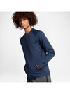 Tech Fleece Pocket Long Sleeve T-Shirt Navy - NIKE - BALAAN 2