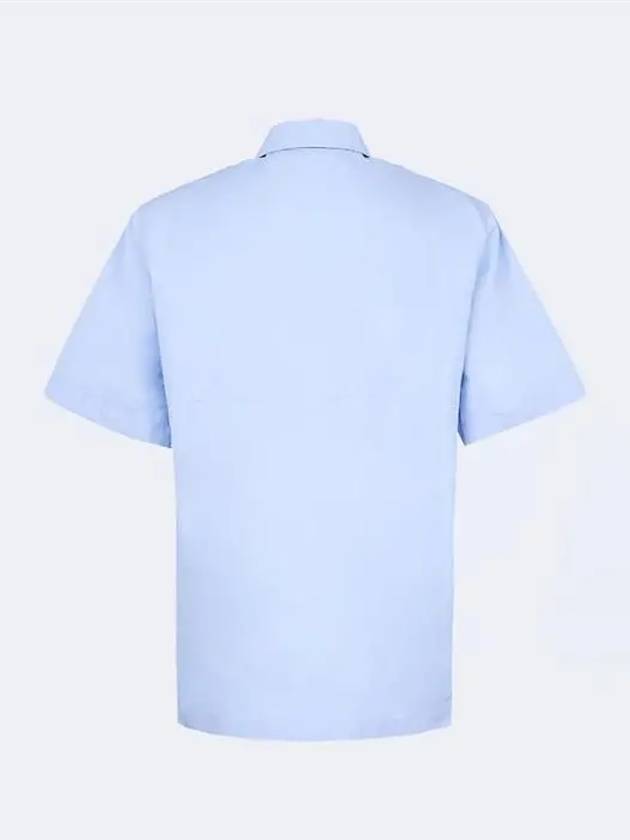 Men's Short Sleeve T-Shirt Sky Blue - JIL SANDER - BALAAN.