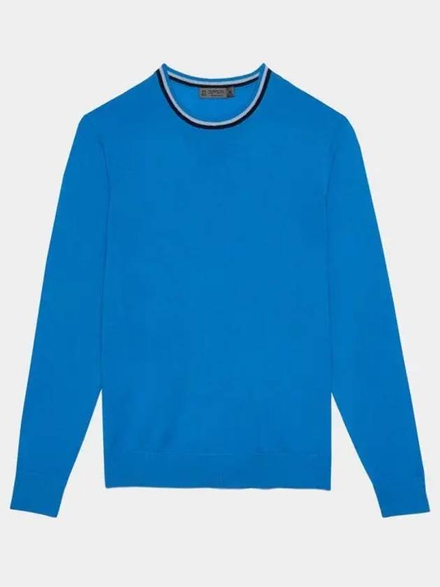 Crew Neck Merino Wool Sweater Blue - G/FORE - BALAAN 2