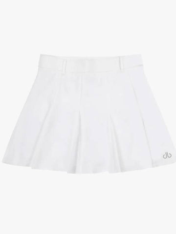 Drew Women s Slit Flare Skirt DF41SK02 WT - DRUH GOLF - BALAAN 1