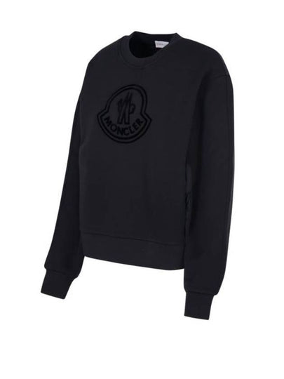 Long Sleeve T Shirt 8G00028 809KX 999 Black - MONCLER - BALAAN 2