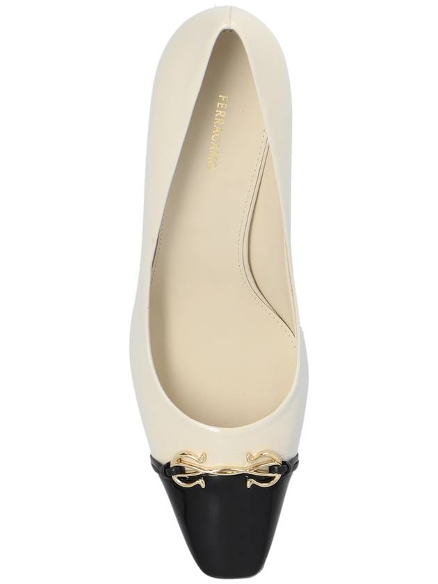 FERRAGAMO Heeled Shoes Bria, Women's, Cream - SALVATORE FERRAGAMO - BALAAN 6