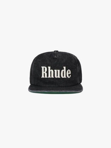 RHUDE DENIM LOGO HAT - RHUDE - BALAAN 1