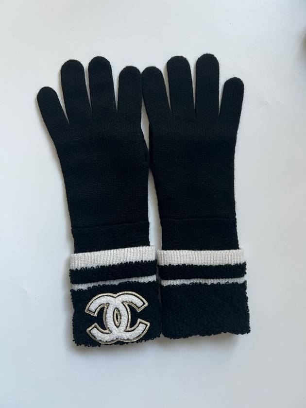 CC logo cashmere gloves AA8460 - CHANEL - BALAAN 2