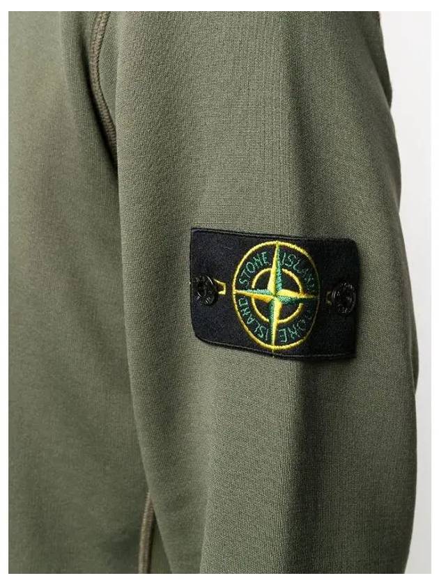 Wappen Patch Sweatshirt Dark Green - STONE ISLAND - BALAAN 7