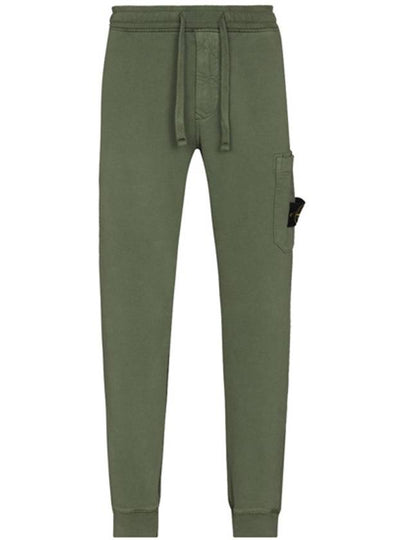 Men's Wappen Patch Training Jogger Track Pants Khaki - STONE ISLAND - BALAAN 2