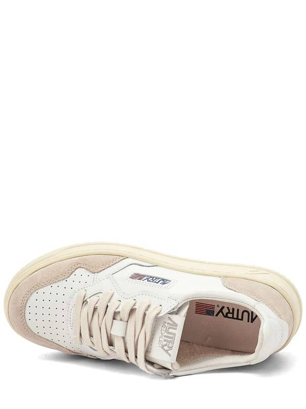 Medalist Goatskin Low Top Sneakers White - AUTRY - BALAAN 4