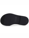 3D Logo Flat Slippers Black - SALVATORE FERRAGAMO - BALAAN 6