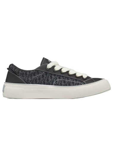 Smooth Oblique B33 Low Top Sneakers Black - DIOR - BALAAN 1