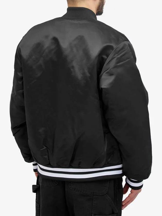 Class Of 89 Bomber Jacket Black - CARHARTT WIP - BALAAN 3