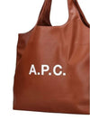 Ninon Logo Print Tote Bag Nut Brown - A.P.C. - BALAAN 4