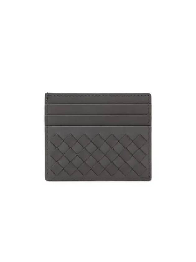 Intrecciato Card Wallet Grey - BOTTEGA VENETA - BALAAN 3