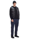 Lens Detail Zip-Up Quilted Vest Black - CP COMPANY - BALAAN 9