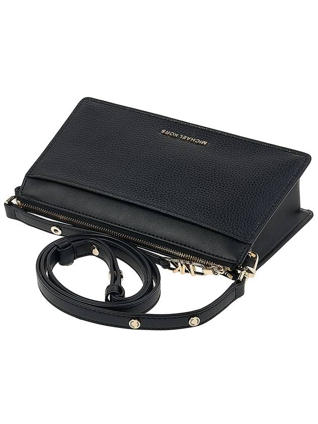 Empire Large Leather Convertible Cross Bag Black - MICHAEL KORS - BALAAN 5