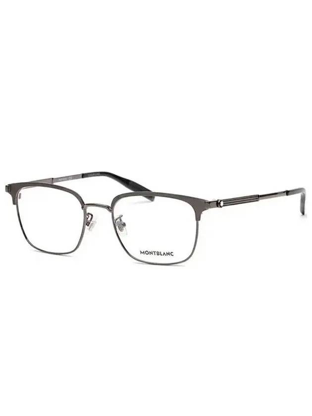 Eyewear Asian Fit Metal Eyeglasses Grey - MONTBLANC - BALAAN.