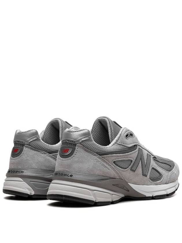 990v4 Core Low Top Sneakers Silver Grey - NEW BALANCE - BALAAN 5