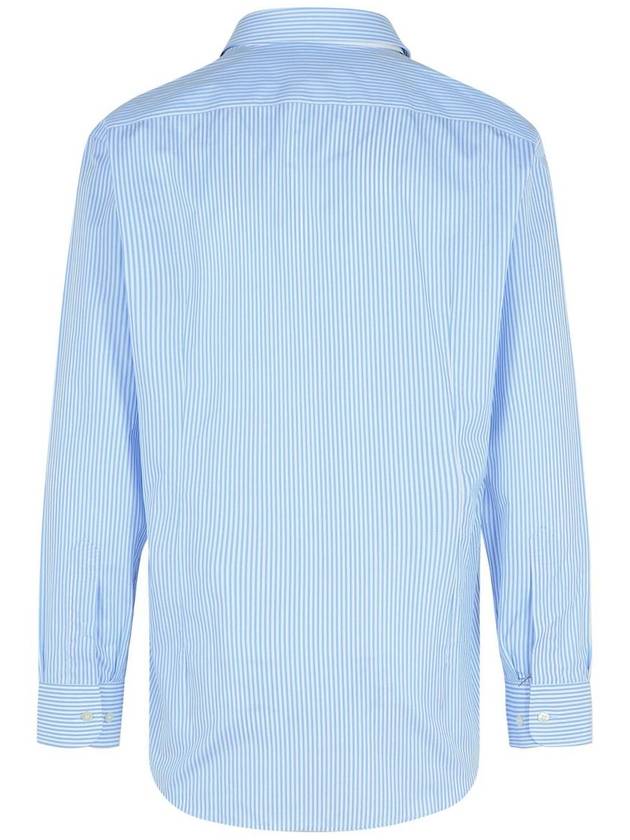 Etro Light Blue Cotton Shirt - ETRO - BALAAN 3