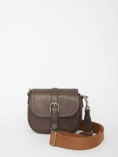 Small Francis Cross Bag Brown - GOLDEN GOOSE - BALAAN 1