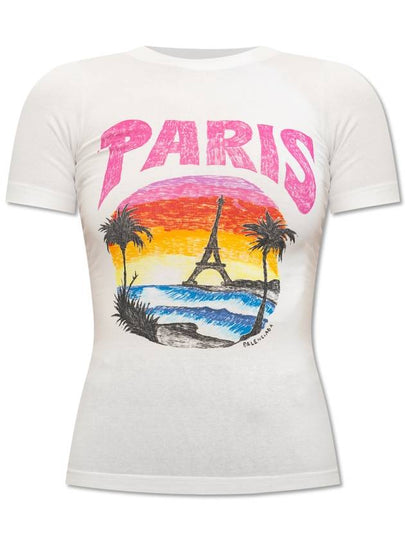 Paris Tropical T-shirt 768075 TPVM29601 B0010988925 - BALENCIAGA - BALAAN 2