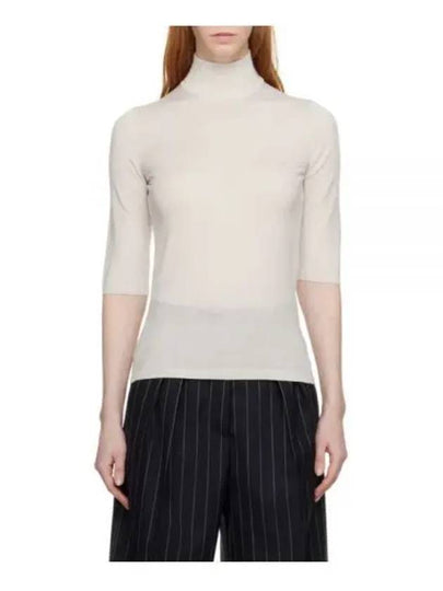 Unghia Virgin Wool Turtleneck White - MAX MARA - BALAAN 2