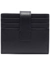 V Logo Signature Card Wallet Black - VALENTINO - BALAAN 5