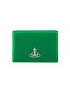 ORB Logo Card Wallet Green - VIVIENNE WESTWOOD - BALAAN 1