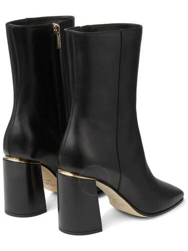 Jimmy Choo Black Loren 85 Leather Ankle Boots, Brand Size 39 ( US Size 9 ) - JIMMY CHOO - BALAAN 3