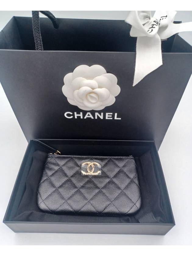 Women s CC Logo Classic Mini Pouch Black - CHANEL - BALAAN 7