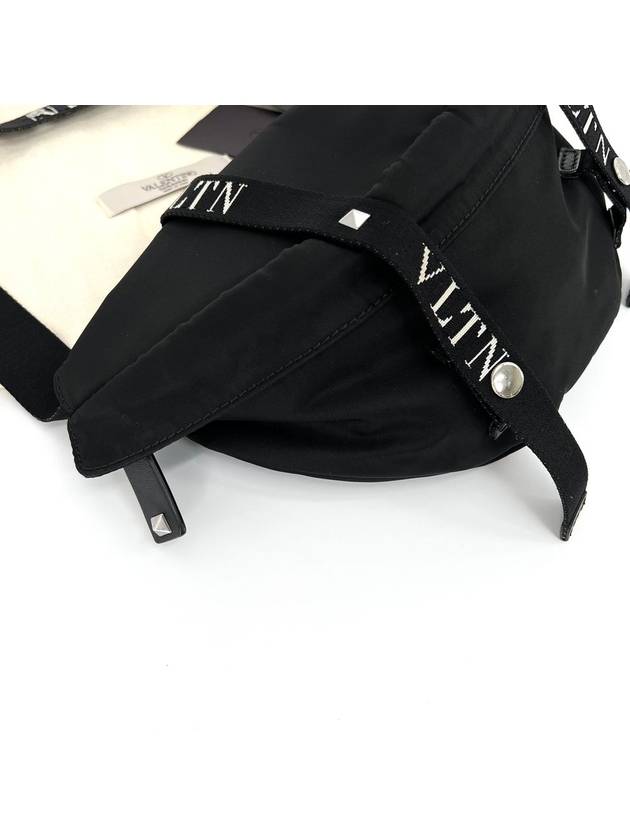 Logo nylon hip bag belt black RY2B0747 - VALENTINO - BALAAN 6