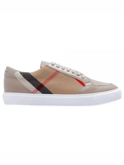 Women's House Check Low Top Sneakers Beige - BURBERRY - BALAAN 2