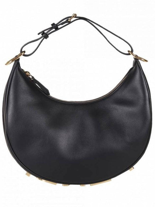 Women's Fendigraphy Small Hobo Shoulder Bag Black - FENDI - BALAAN 1