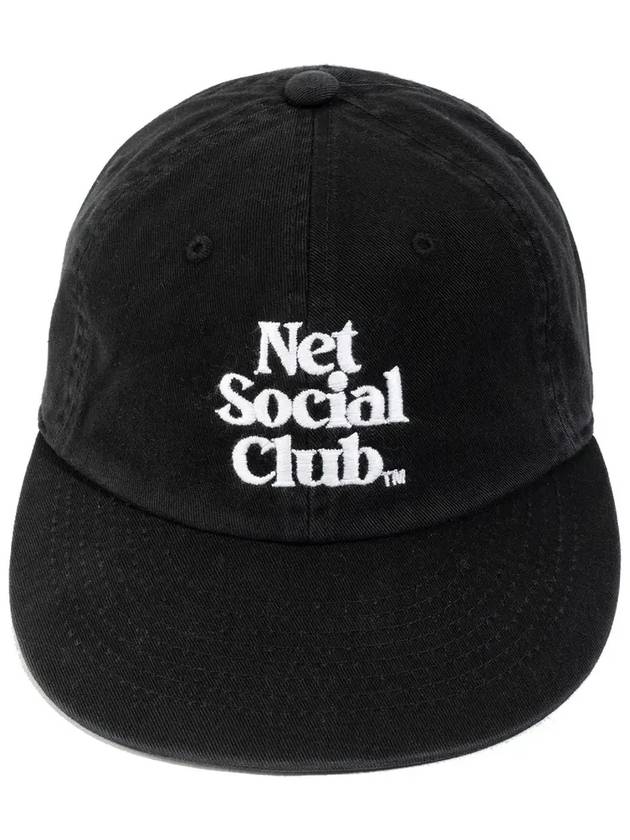 OG LOGO ROUND VISOR CAP BLACK - NET SOCIAL CLUB - BALAAN 5