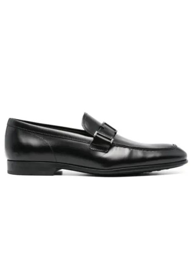 T Timeless Logo Loafers Black - TOD'S - BALAAN 2