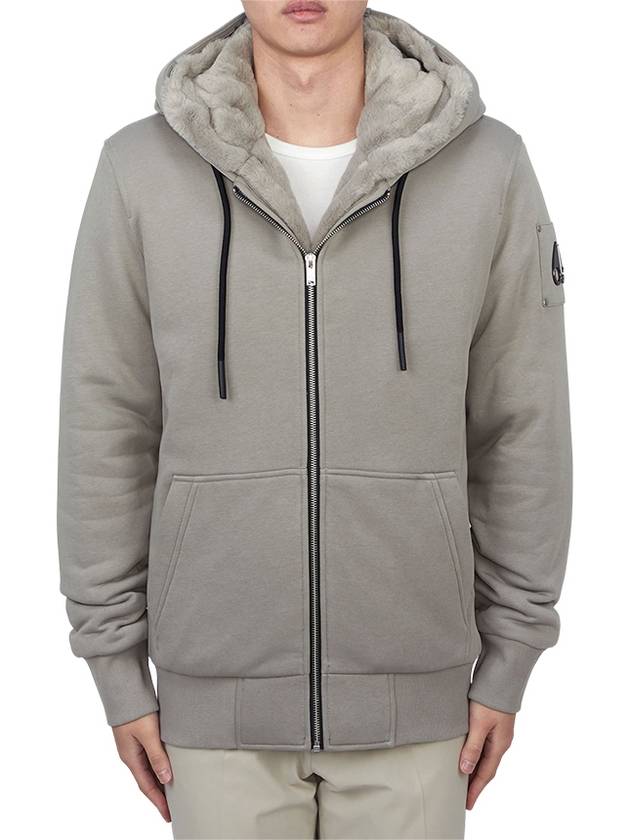 Classic Bunny Zip Up Hoodie Grey - MOOSE KNUCKLES - BALAAN 3