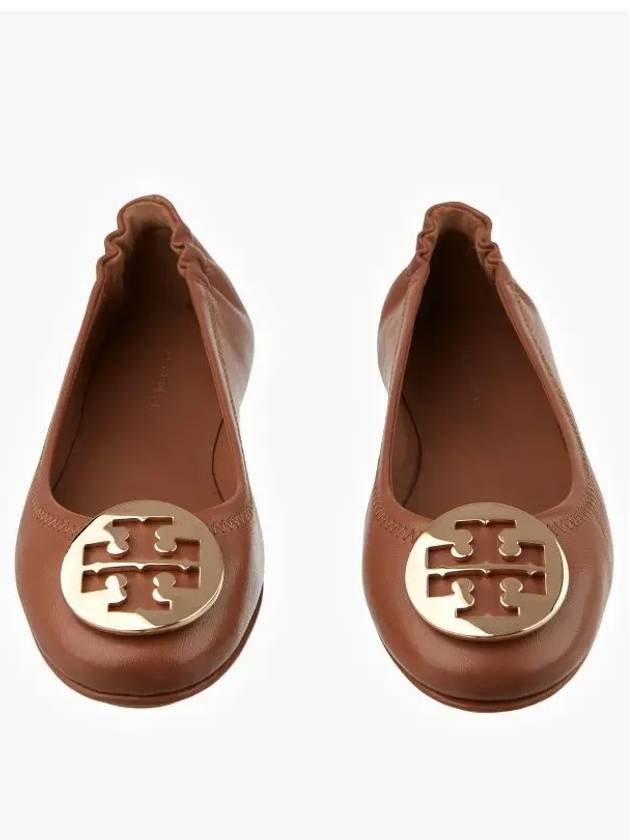 Minnie Travel Flat  Brown - TORY BURCH - BALAAN 4