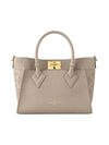 On My Side PM Tote Bag Grey - LOUIS VUITTON - BALAAN 1