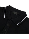 Men's Logo Patch Cotton Short Sleeve Polo Shirt Black - MONCLER - BALAAN 5