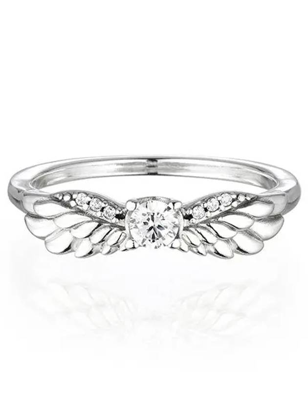 Women's Sparkling Angel Wings Ring Silver - PANDORA - BALAAN 4