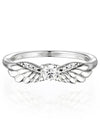 Women's Sparkling Angel Wings Ring Silver - PANDORA - BALAAN 3