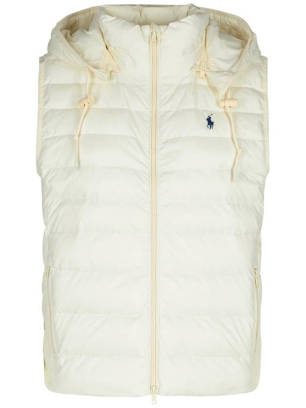 Polo Ralph Lauren Cream Nylon Vest - POLO RALPH LAUREN - BALAAN 1