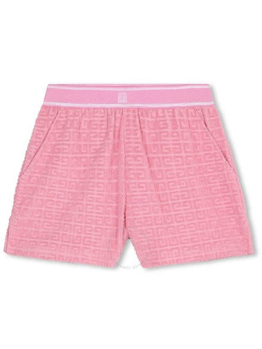 Givenchy Girls 4G-Jacquard Terry Shorts, Size 12 - GIVENCHY - BALAAN 1