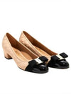 Vara Quilted Pumps Beige - SALVATORE FERRAGAMO - BALAAN 2