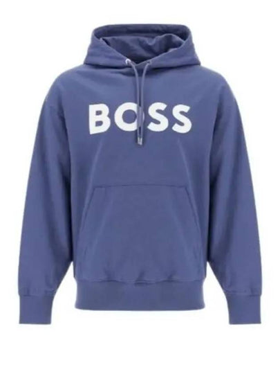 Sullivan Logo Hoodie Blue - HUGO BOSS - BALAAN 2