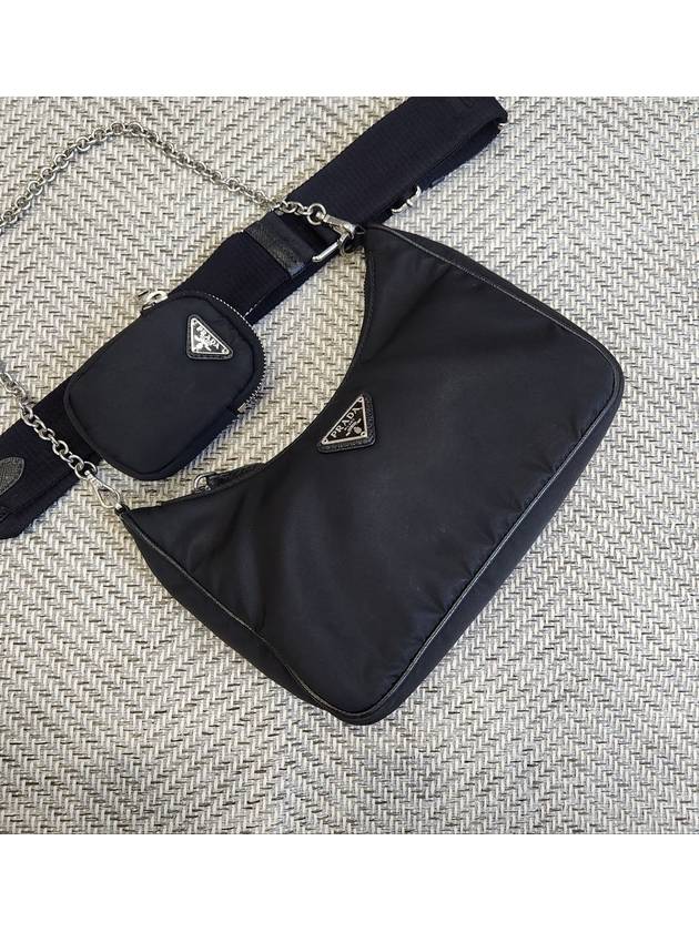 Nylon chain strap hobo bag cross - PRADA - BALAAN 2