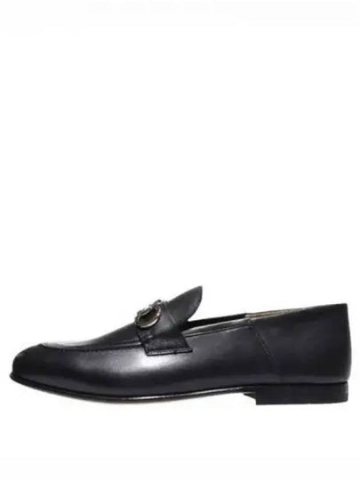 Gancini Ornament Loafer Black - SALVATORE FERRAGAMO - BALAAN 2