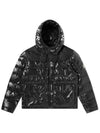 1A00104 53A0E 999 GOMBEI Glossy Black Men’s Padding - MONCLER - BALAAN 1